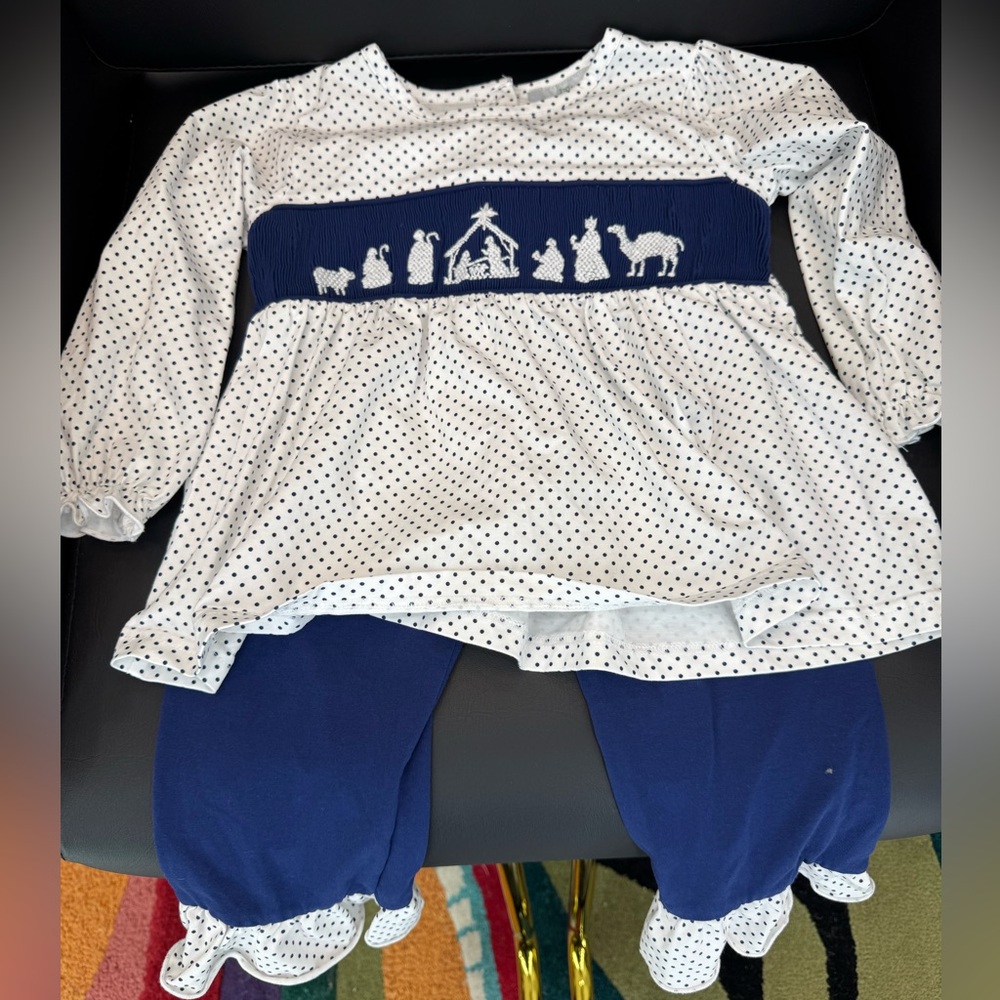 Kensington Kids Christmas Nativity Girls Set 3T